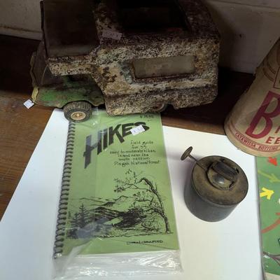 Antique Metal Camper Stickers Books
