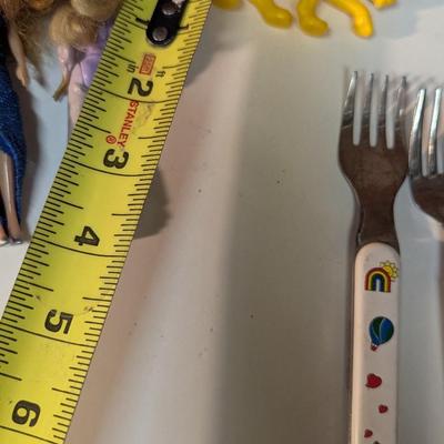 Vintage Figurines Pillsbury Dough Doll Child's Utensils