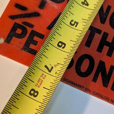 10" x 7" Warning Do Not Enter Authorized Personnel Only Sign