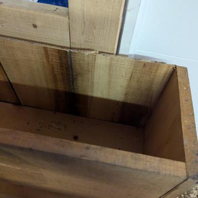 23" x 8" x 48" Hand Crafted Wooden Planters Box