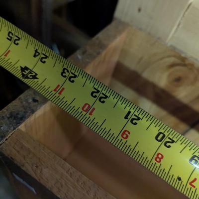 23" x 8" x 48" Hand Crafted Wooden Planters Box