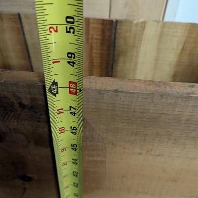 23" x 8" x 48" Hand Crafted Wooden Planters Box