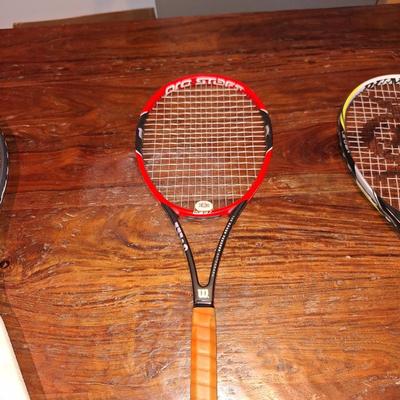 Red Wilson Tennis racket