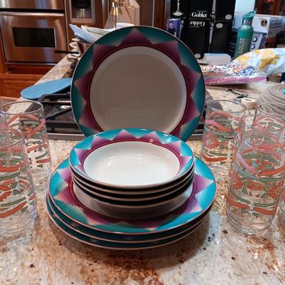 SW THEME FURIO DINNERWARE AND DRINKING GLASSES