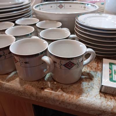 HUGE SET OF STUDIO NOVA SW STYLE DINNERWARE W/EXTRAS