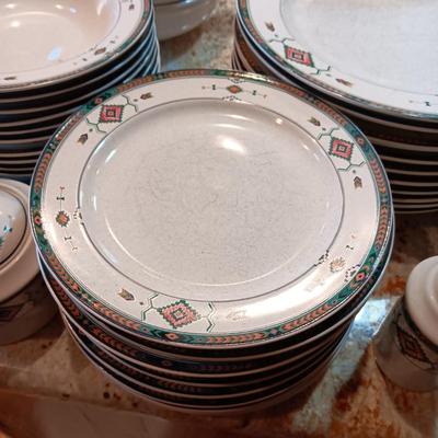 HUGE SET OF STUDIO NOVA SW STYLE DINNERWARE W/EXTRAS