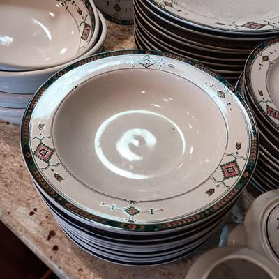 HUGE SET OF STUDIO NOVA SW STYLE DINNERWARE W/EXTRAS