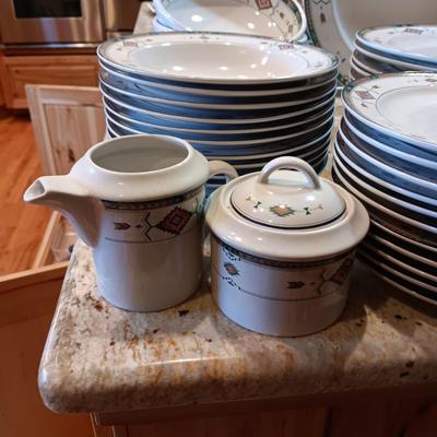 HUGE SET OF STUDIO NOVA SW STYLE DINNERWARE W/EXTRAS