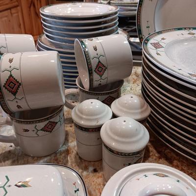 THE OTHER HALF OF THE HUGE SET OF SW STYLE STUDIO NOVA DINNERWARE
