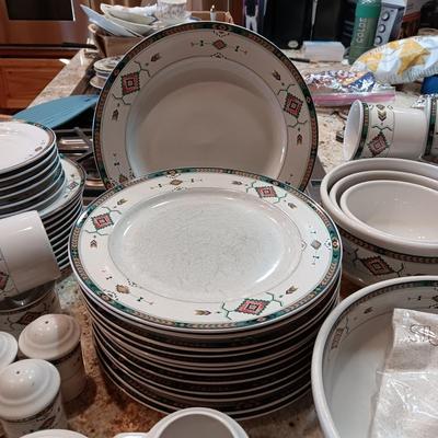 THE OTHER HALF OF THE HUGE SET OF SW STYLE STUDIO NOVA DINNERWARE