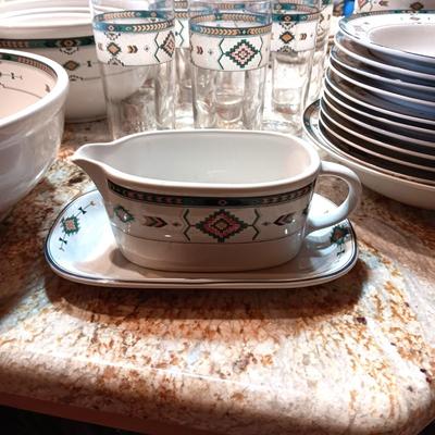 THE OTHER HALF OF THE HUGE SET OF SW STYLE STUDIO NOVA DINNERWARE