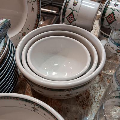 THE OTHER HALF OF THE HUGE SET OF SW STYLE STUDIO NOVA DINNERWARE