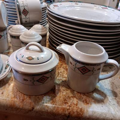 THE OTHER HALF OF THE HUGE SET OF SW STYLE STUDIO NOVA DINNERWARE