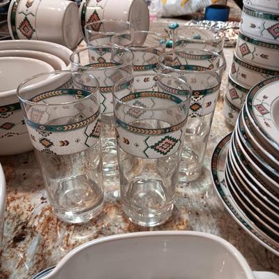 THE OTHER HALF OF THE HUGE SET OF SW STYLE STUDIO NOVA DINNERWARE