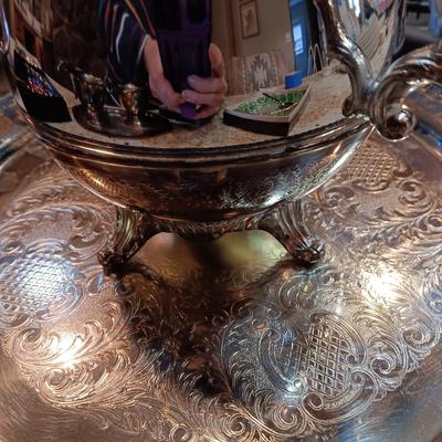 SILVER PLATED SERVING PIECES