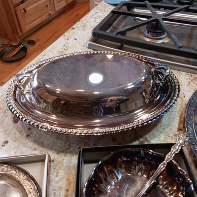 SILVER PLATED SERVING PIECES