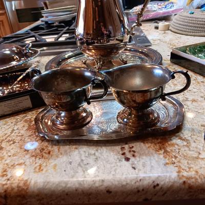 SILVER PLATED SERVING PIECES