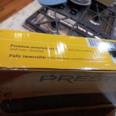 NEW PRESTO COOL TOUCH ELECTRIC GRIDDLE