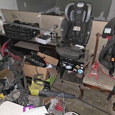 #1008 • Ryobi Leaf Blower, Jump Pack, Car Seats, Trike and More
