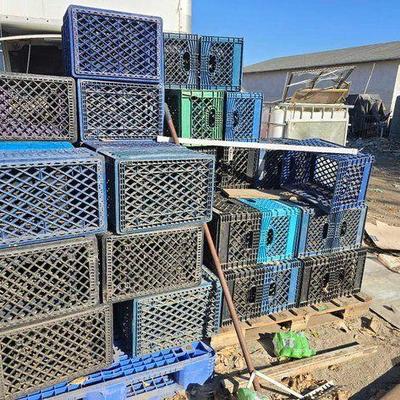 #2018 • (82) Plastic Milk Crates
