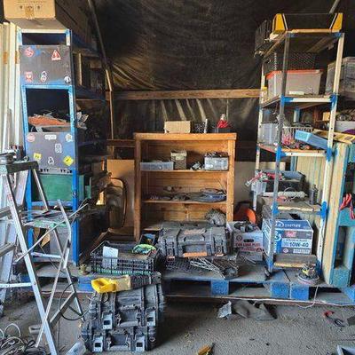 #2504 • DeWalt Reciprocating Saw, Hard Cases, MSD Spark Plug Wires, Alternators, Toolboxes
