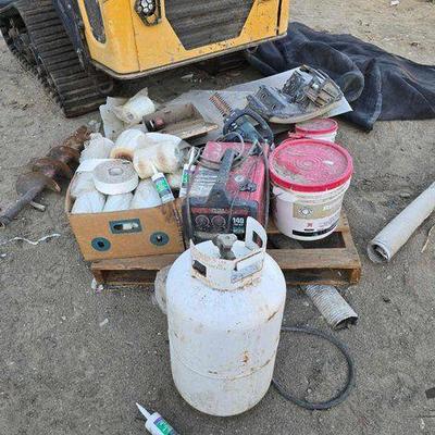 #6210 • Lincoln Electric 140 Pro Mig Welder Propane Tank Drywall Tape
