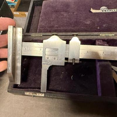 Brown & Sharpe Measuring Calipers in box