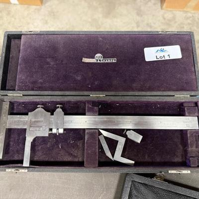 Brown & Sharpe Measuring Calipers in box