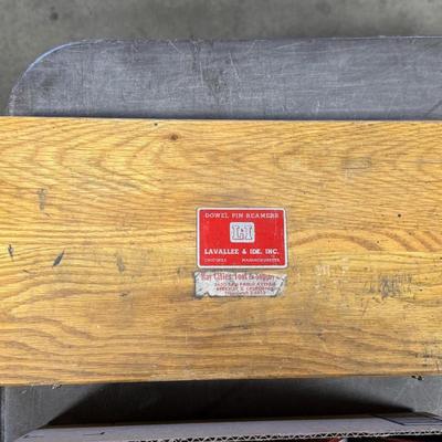 L & I Dowel Pin Reamers in wood box