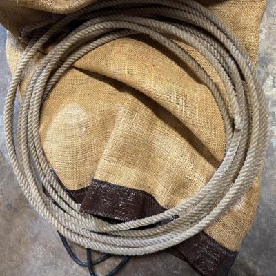 Box of Horse Tack – Girths/Lasso/others