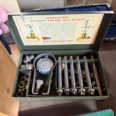 Mellinkoff Bibb & Valve Reseater in metal box