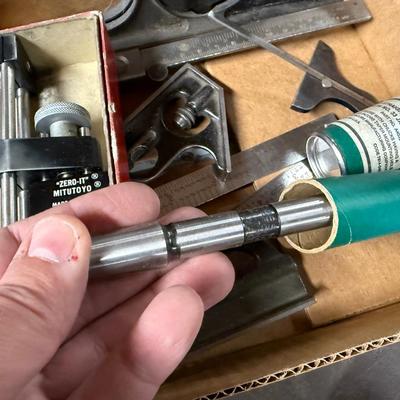Misc. lot w/1 Mitutoyo Zero It 950-110 Reference Gauge + other tools