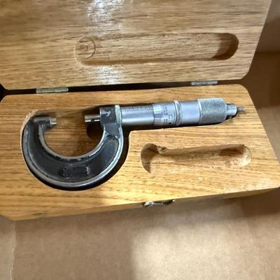 Box of various micrometers – 7 total