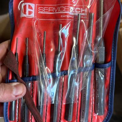 3 Sets of Metal Punches – Starrett & others
