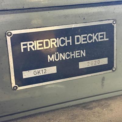 Friedrich Deckel GK12 Pantograph - Universal Engraving & Profiling Miller Machine