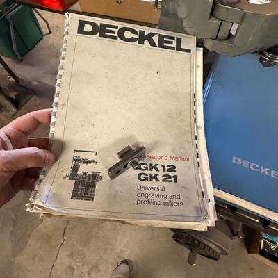 Friedrich Deckel GK12 Pantograph - Universal Engraving & Profiling Miller Machine
