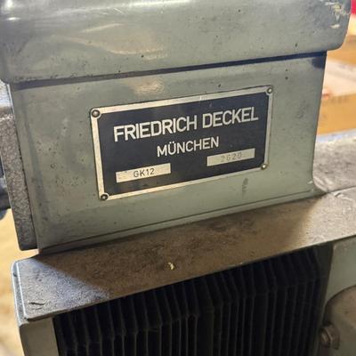 Friedrich Deckel GK12 Pantograph - Universal Engraving & Profiling Miller Machine