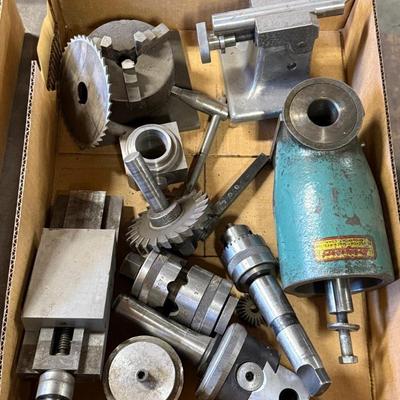 Sale Photo Thumbnail #165: lots more milling metal pieces as shown – Chucks & Clamps