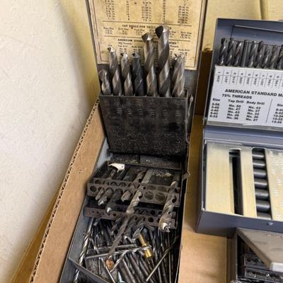 Box of misc. drill bits