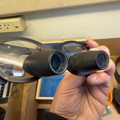 Box of Magnifying Goggles – Surgical Telescopes & scissors