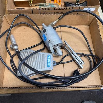 Foredom Engraving Machine - with tool & footpedal operation