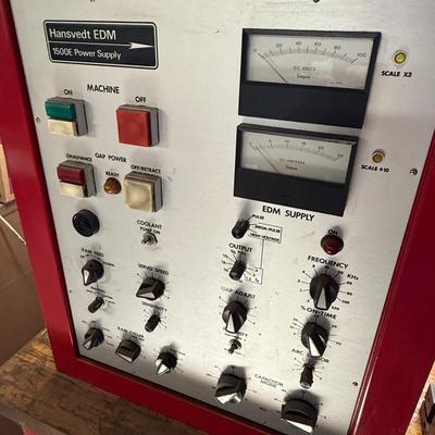 Hansvedt EDM Model SM 1500E EDM Machine with accessories