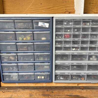 Sale Photo Thumbnail #269: bolts/clamps/springs/various metal components & 2 boxes