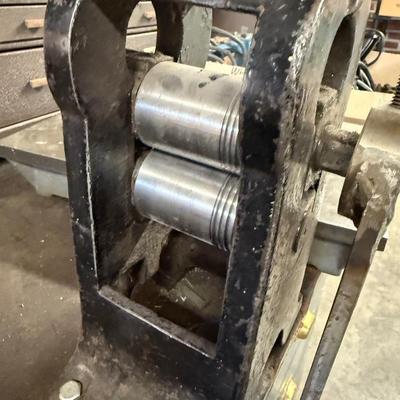 Steel metal press w/handle