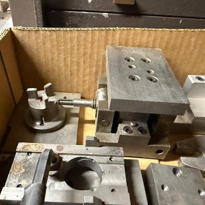 Flat box of misc. Steel milling Components ?