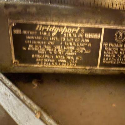Bridgeport round Steel Milling table piece