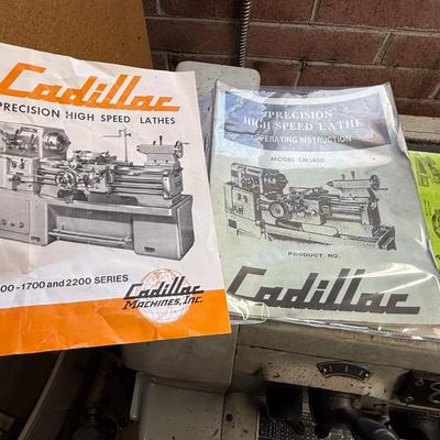 Cadillac CM1400 Precision High Speed Lathe & Components