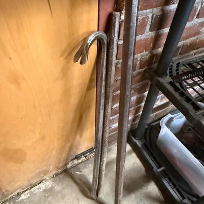 3 Steel Bars – Long pry bar/short pry bar & Crow bar