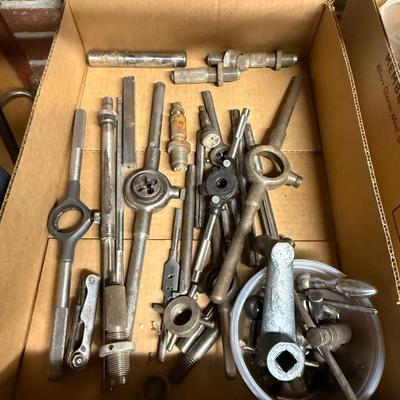 Box of Tap & Die Components