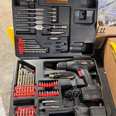 Craftsman Electric cordless drill Model 973.111620 w/bits +